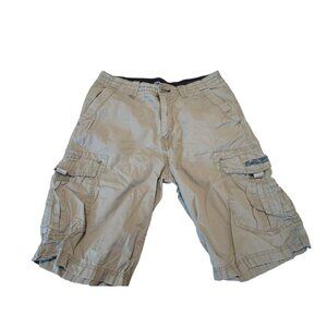 Union Bay Boy's Khaki Cargo Shorts - Size 14